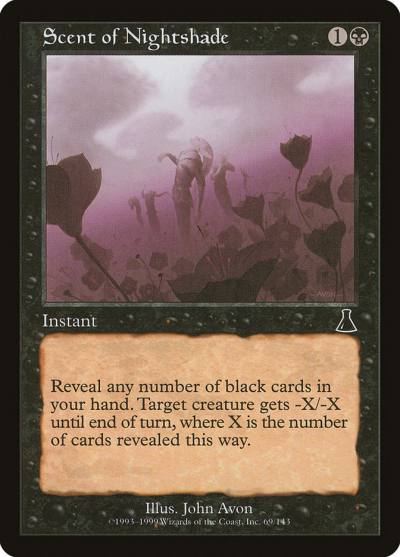 Scent of Nightshade UDS-69 Urza's Destiny Magic card