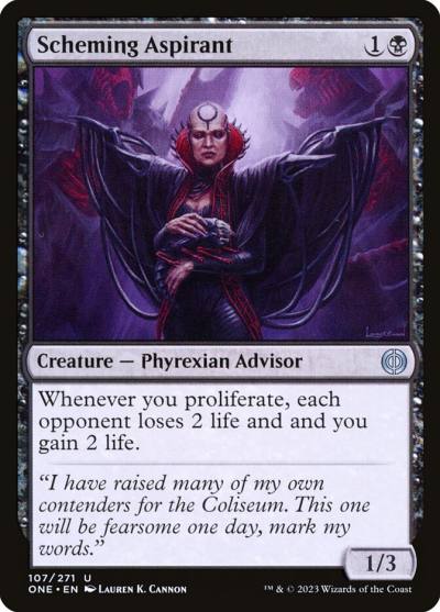 Scheming Aspirant ONE-107 Phyrexia: All Will Be One Magic card