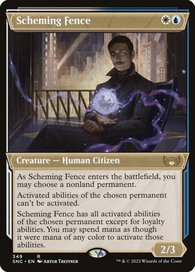 Scheming Fence SNC-349 Streets of New Capenna Magic card