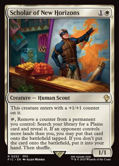 Scholar of New Horizons FIC-252 Final Fantasy Commander Magic card