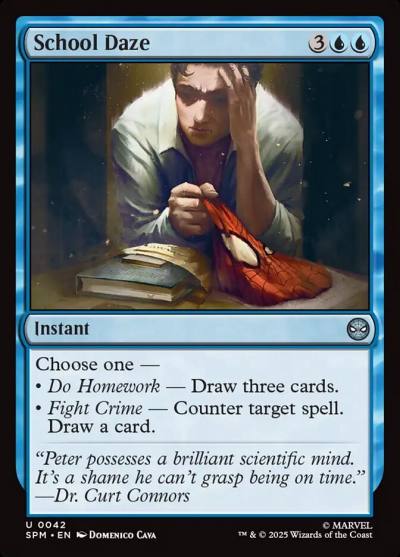 School Daze SPM-42 Marvel's Spider-Man Magic card