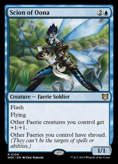 Scion of Oona WOC-109 Wilds of Eldraine Commander Magic card
