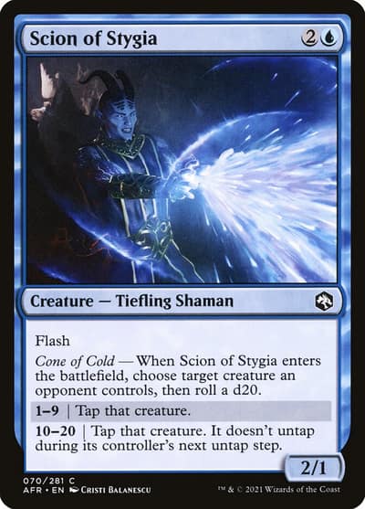 Scion of Stygia 70 Adventures in the Forgotten Realms Magic card