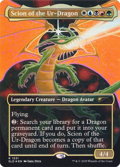 Scion of the Ur-Dragon SLD-1531 Secret Lair Drop Magic card