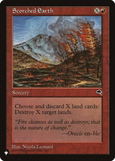 Scorched Earth PLST-TMP-200 The List Magic card