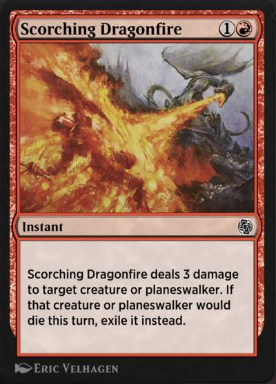 Scorching Dragonfire AJMP-139 Jumpstart Arena Exclusives Magic card