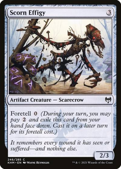 Scorn Effigy 246 Kaldheim Magic card