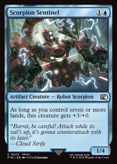 Scorpion Sentinel FIN-72 Final Fantasy Magic card