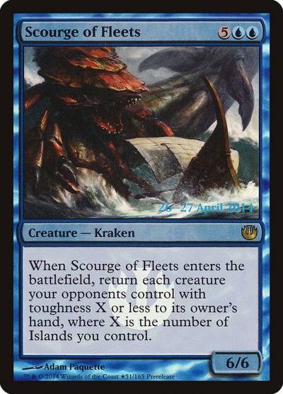 Scourge of Fleets PJOU-51STAR Journey into Nyx Promos Magic card