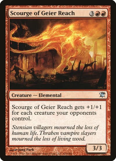 Scourge of Geier Reach 162 Innistrad Magic card