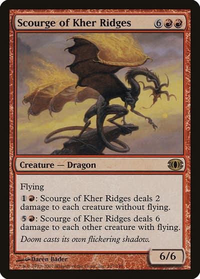 Scourge of Kher Ridges 107 Future Sight Magic card