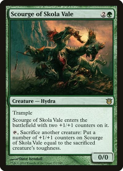 Scourge of Skola Vale 137 Born of the Gods Magic card