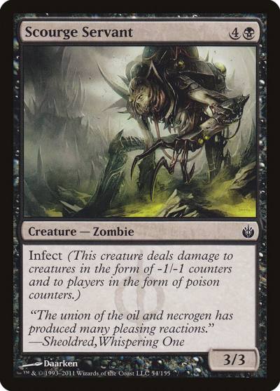 Scourge Servant 54 Mirrodin Besieged Magic card