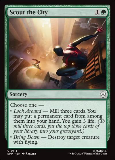 Scout the City SPM-113 Marvel's Spider-Man Magic card