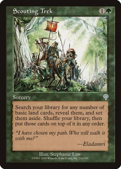Scouting Trek INV-210 Invasion Magic card