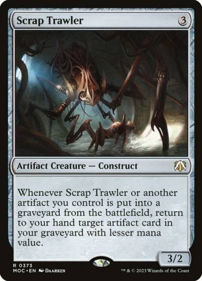 Scrap Trawler MOC-373 March of the Machine Commander Magic card