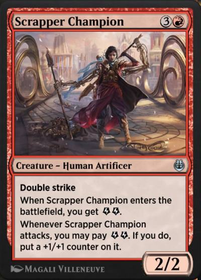 Scrapper Champion KLR-144 Kaladesh Remastered Magic card