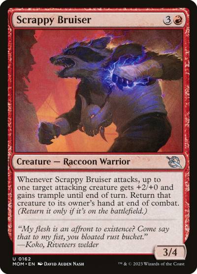 Scrappy Bruiser MOM-162 March of the Machine Magic card