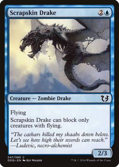 Scrapskin Drake DDQ-47 Duel Decks: Blessed vs. Cursed Magic card
