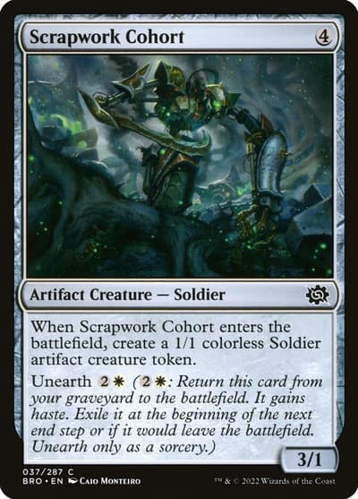 Scrapwork Cohort 37 The Brothers' War Magic card