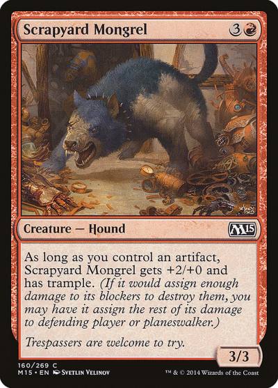 Scrapyard Mongrel 160 Magic 2015 Magic card