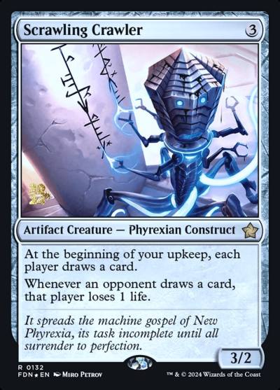 Scrawling Crawler PFDN-132S Foundations Promos Magic card