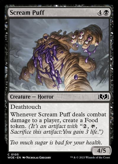 Scream Puff 105 Wilds of Eldraine Magic card