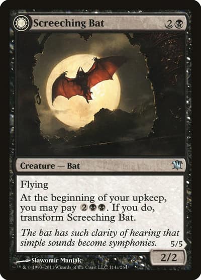 Screeching Bat // Stalking Vampire 114 Innistrad Magic card