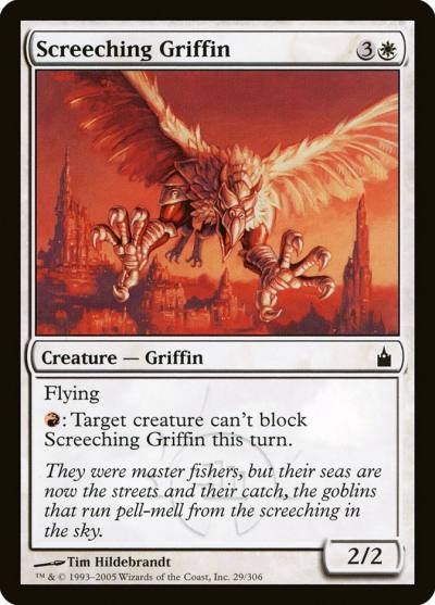 Screeching Griffin RAV-29 Ravnica: City of Guilds Magic card