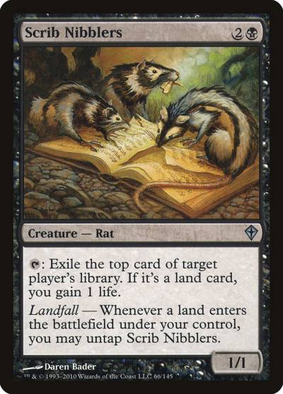 Scrib Nibblers 66 Worldwake Magic card