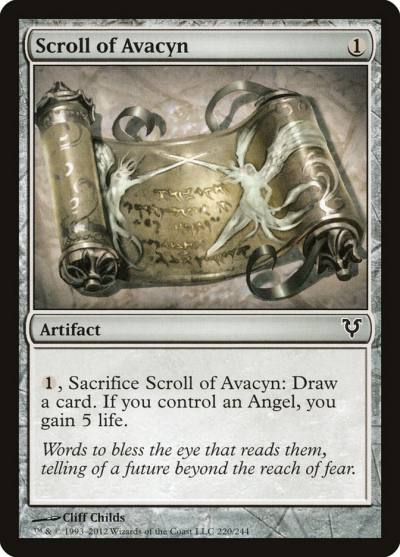 Scroll of Avacyn AVR-220 Avacyn Restored Magic card