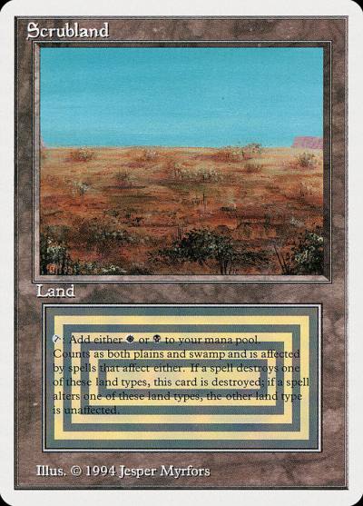 Scrubland SUM-286 Summer Magic / Edgar Magic card