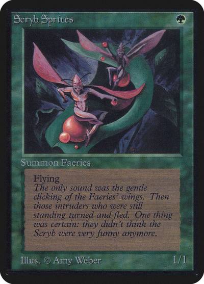 Scryb Sprites LEA-215 Limited Edition Alpha Magic card