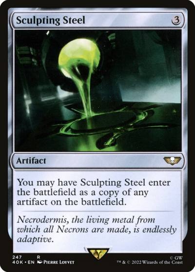 Sculpting Steel 40K-247 Warhammer 40,000 Commander Magic card