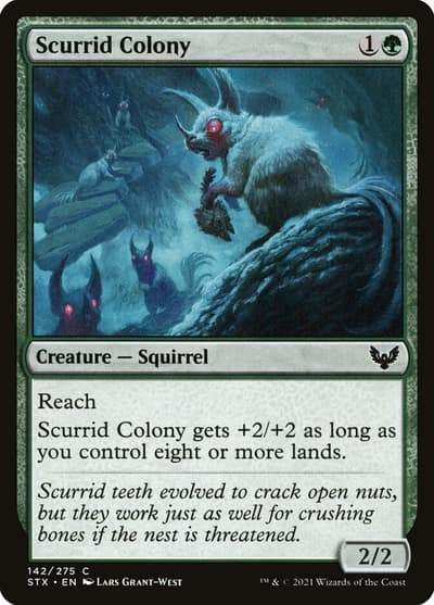 Scurrid Colony 142 Strixhaven: School of Mages Magic card