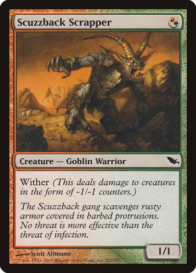 Scuzzback Scrapper SHM-217 Shadowmoor Magic card