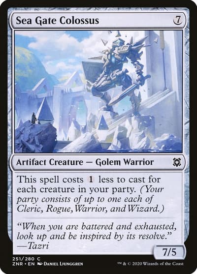 Sea Gate Colossus 251 Zendikar Rising Magic card