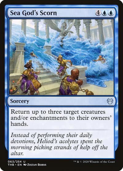 Sea God's Scorn THB-63 Theros Beyond Death Magic card
