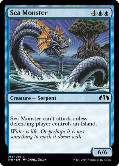 Sea Monster TPR-65 Tempest Remastered Magic card