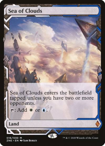 Sea of Clouds ZNE-16 Zendikar Rising Expeditions Magic card
