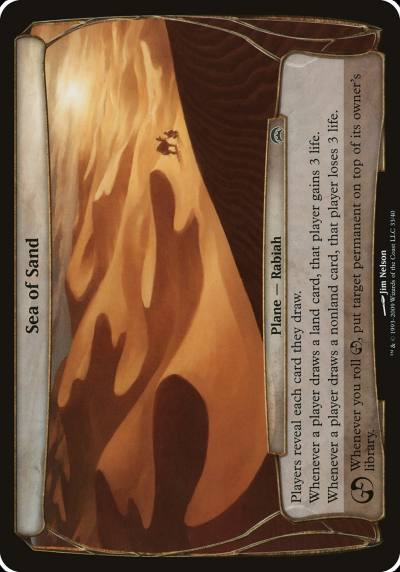 Sea of Sand OHOP-33 Planechase Planes Magic card