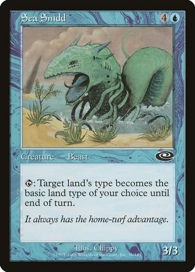 Sea Snidd 31 Planeshift Magic card