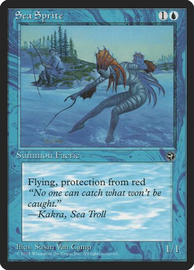 Sea Sprite HML-38 Homelands Magic card