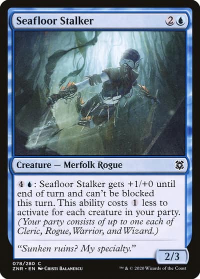 Seafloor Stalker 78 Zendikar Rising Magic card