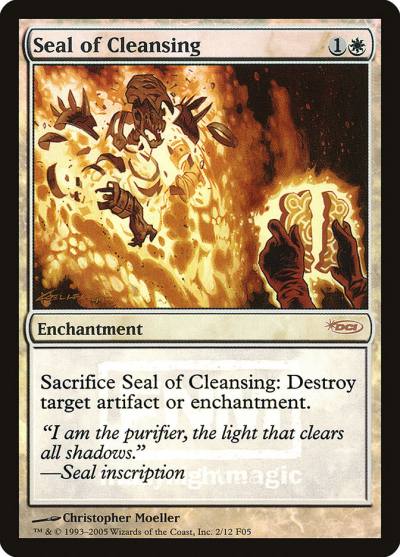 Seal of Cleansing F05-2 Friday Night Magic 2005 Magic card