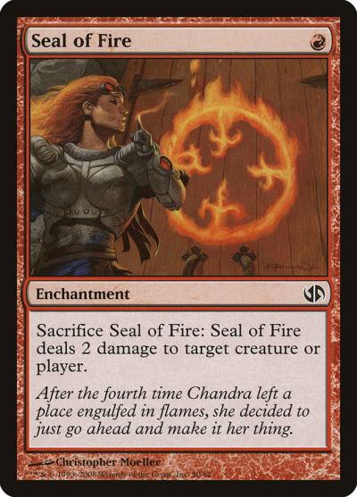 Seal of Fire DD2-50 Duel Decks: Jace vs. Chandra Magic card