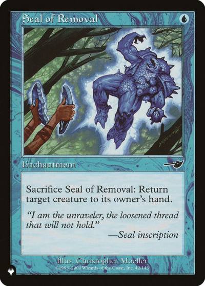 Seal of Removal PLST-NEM-42 The List Magic card