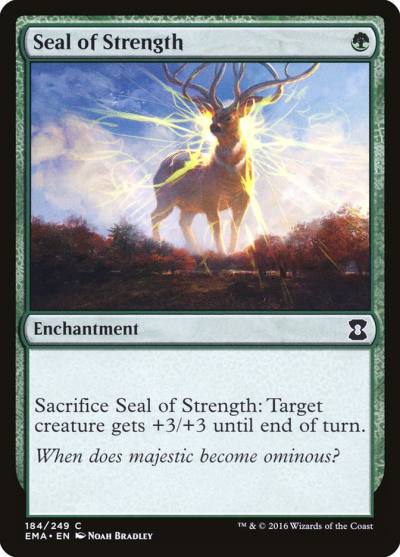Seal of Strength EMA-184 Eternal Masters Magic card