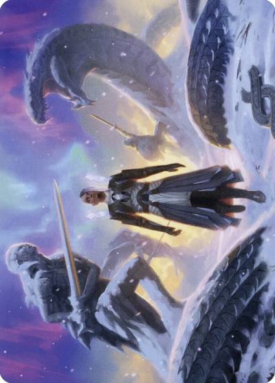 Search for Glory // Search for Glory AKHM-7 Kaldheim Art Series Magic card