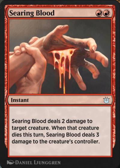 Searing Blood EA1-9 Explorer Anthology 1 Magic card